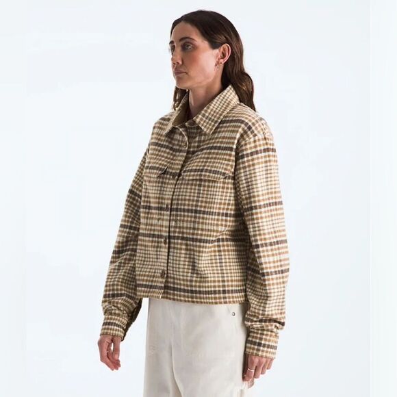 The North Face Utility jacket in brown Plaid small - Picture 1 of 11